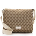 Gucci Gucci Canvas Messenger Bag (SHF-17833)