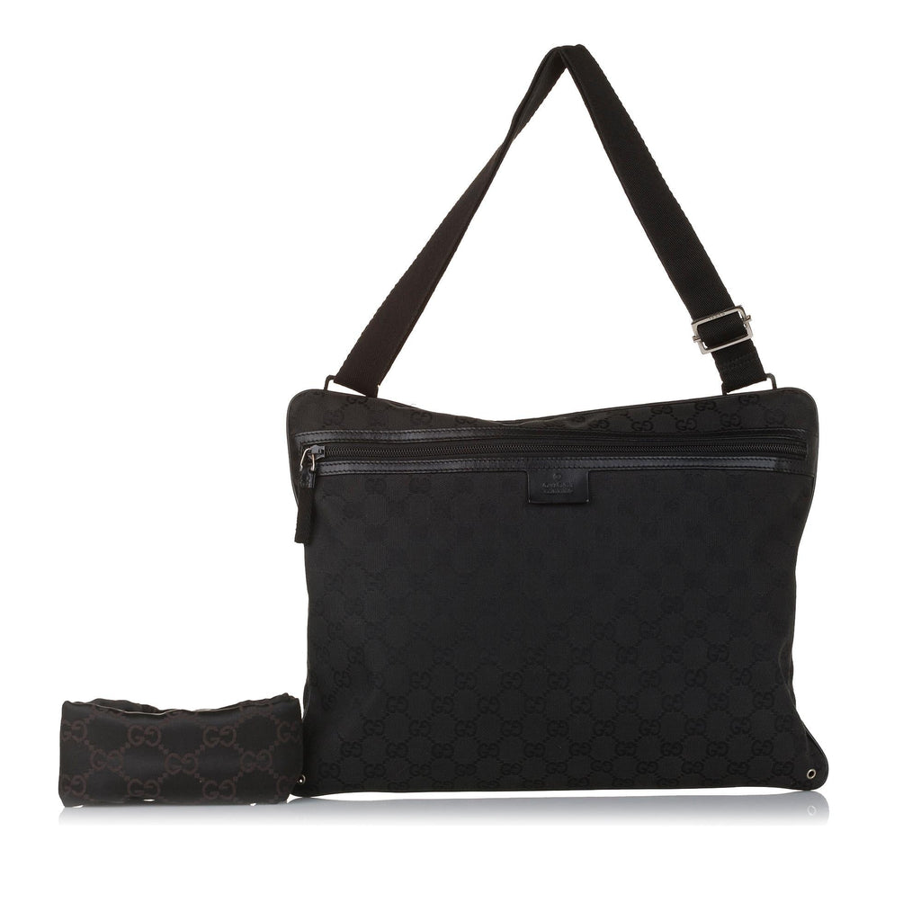 Gucci Gucci Canvas Messenger Bag (SHG-32770)