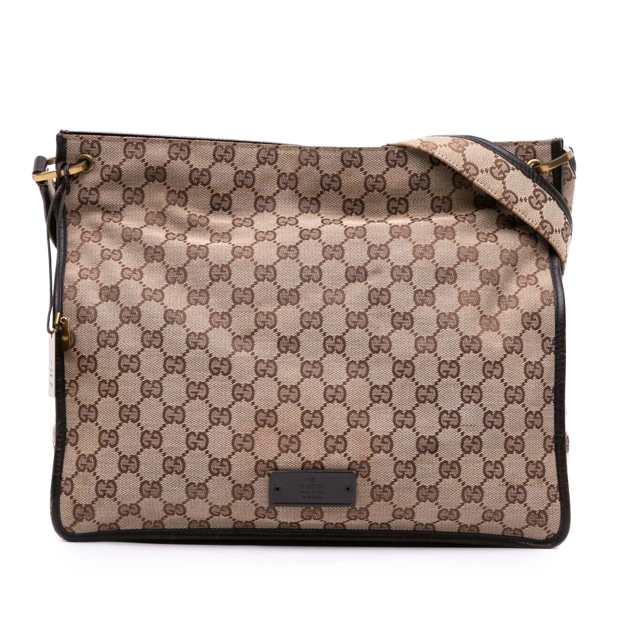 Gucci GG Canvas MessLBger Bag