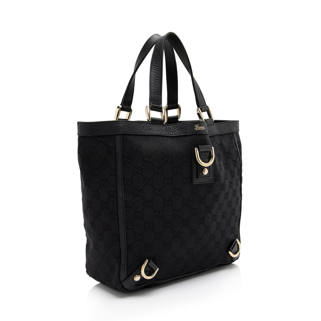 Gucci GG Canvas Mini Abbey Tote (SHF-1rSZcf)