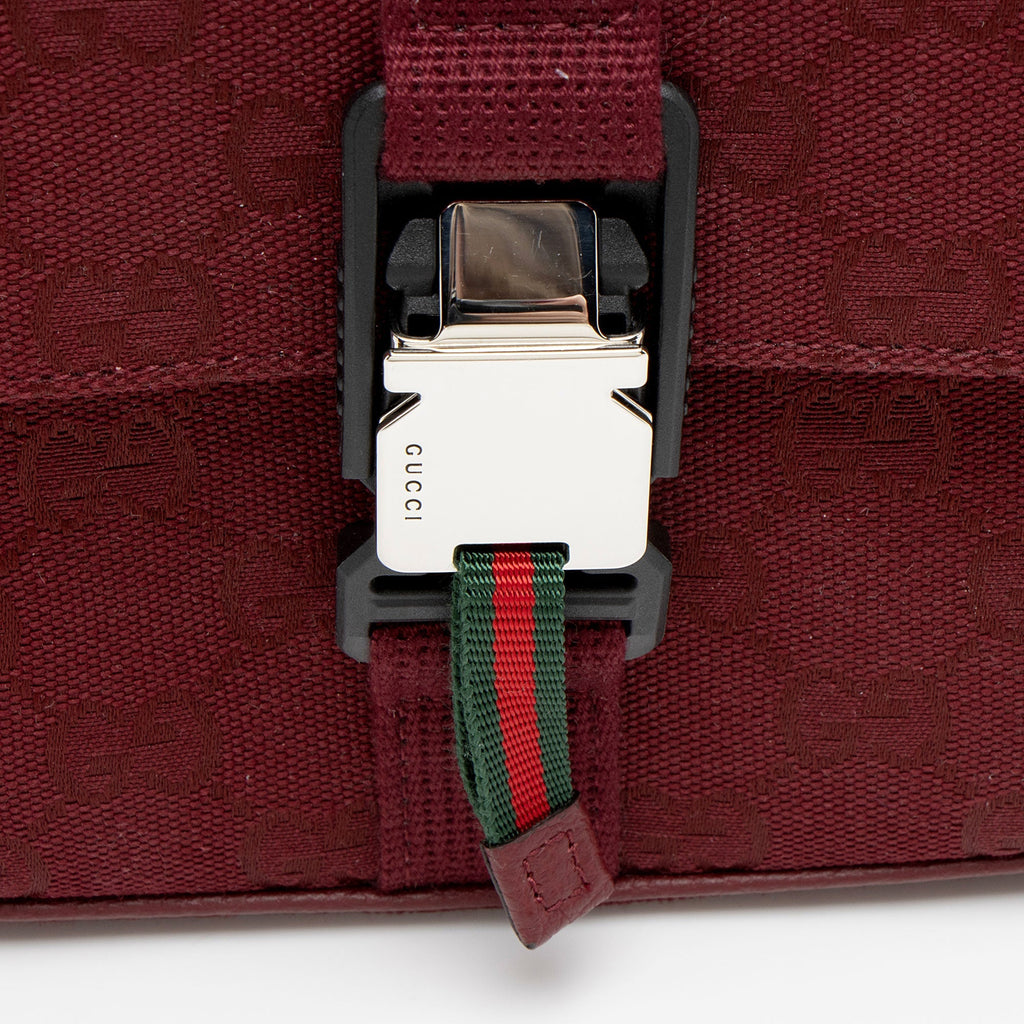 Gucci GG Canvas Web Buckle Mini Crossbody