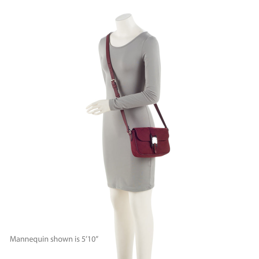 Gucci GG Canvas Web Buckle Mini Crossbody
