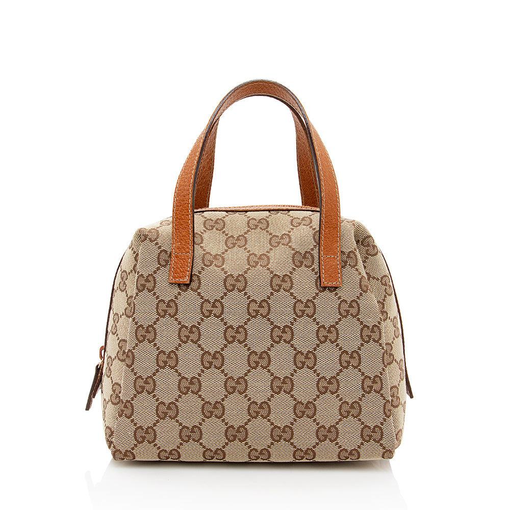 Gucci Gucci Canvas Mini Satchel (SHF-19323)