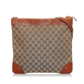 Gucci Gucci Canvas Nailhead Crossbody Bag (SHG-33698)