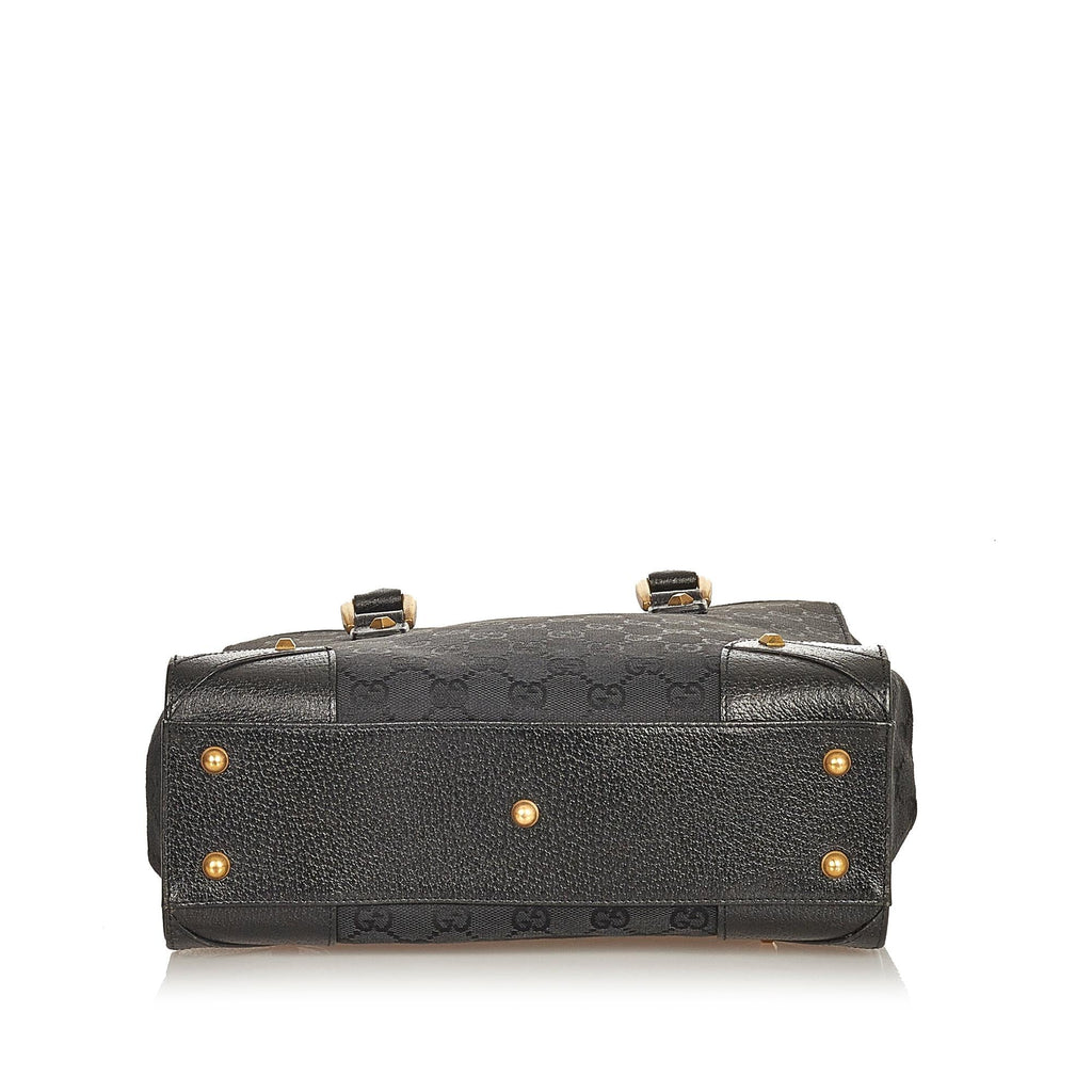 Gucci Gucci Canvas Nailhead Handbag (SHG-25921)