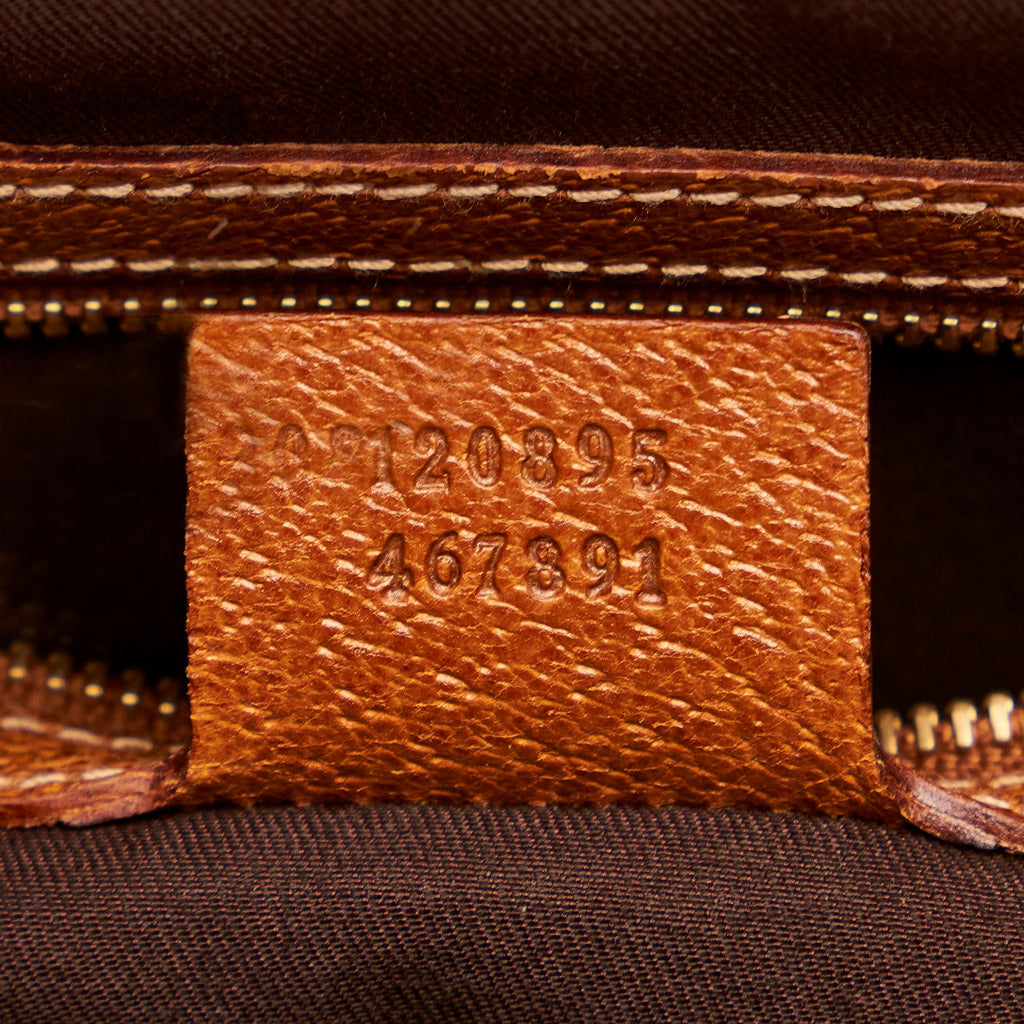 Gucci Gucci Canvas Nailhead Handbag (SHG-32388)