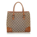 Gucci Gucci Canvas Nailhead Handbag (SHG-32388)