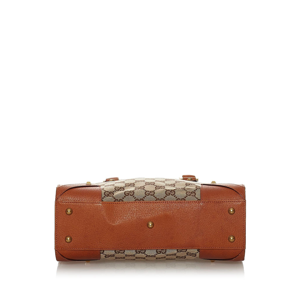 Gucci Gucci Canvas Nailhead Handbag (SHG-33017)