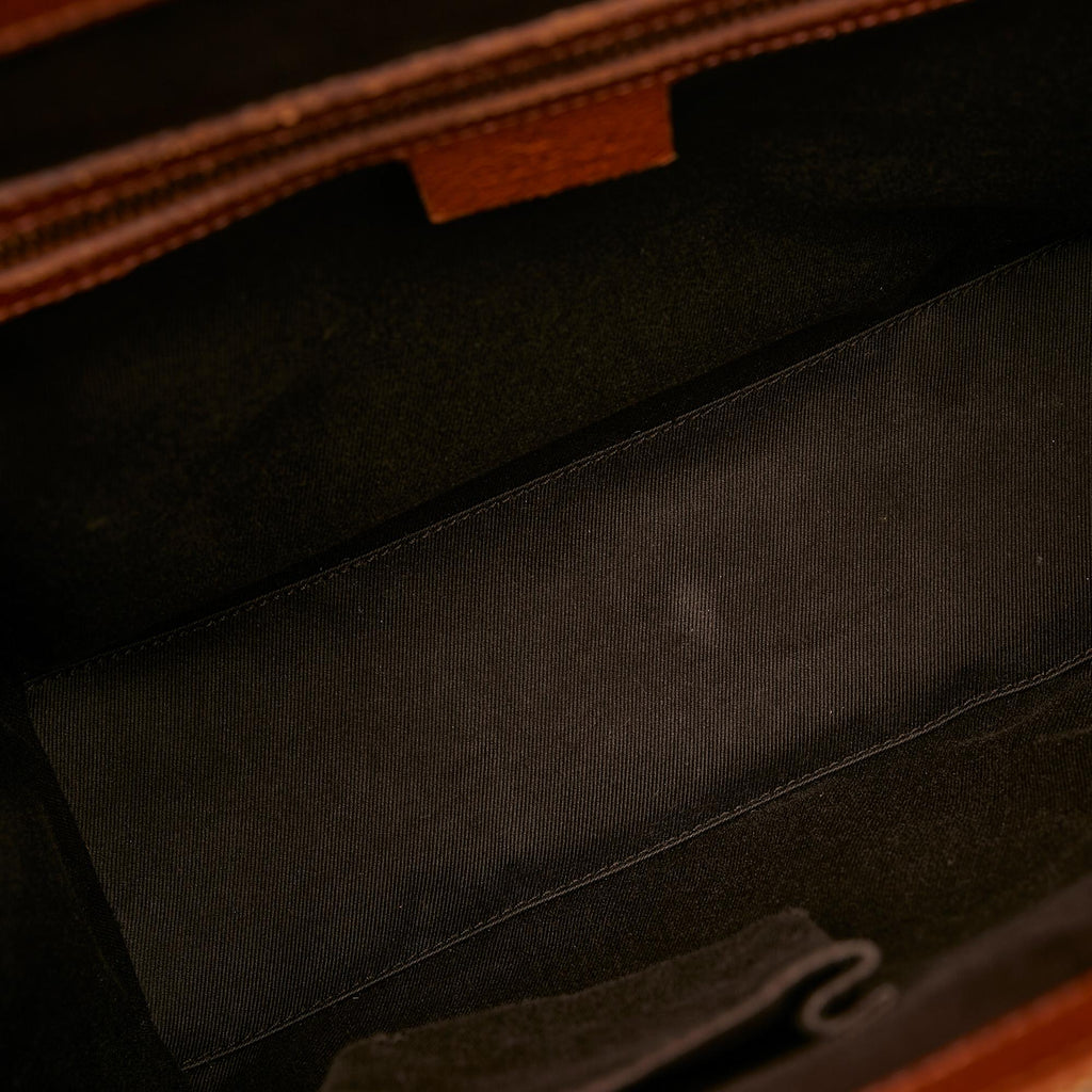 Gucci Gucci Canvas Nailhead Handbag (SHG-33017)