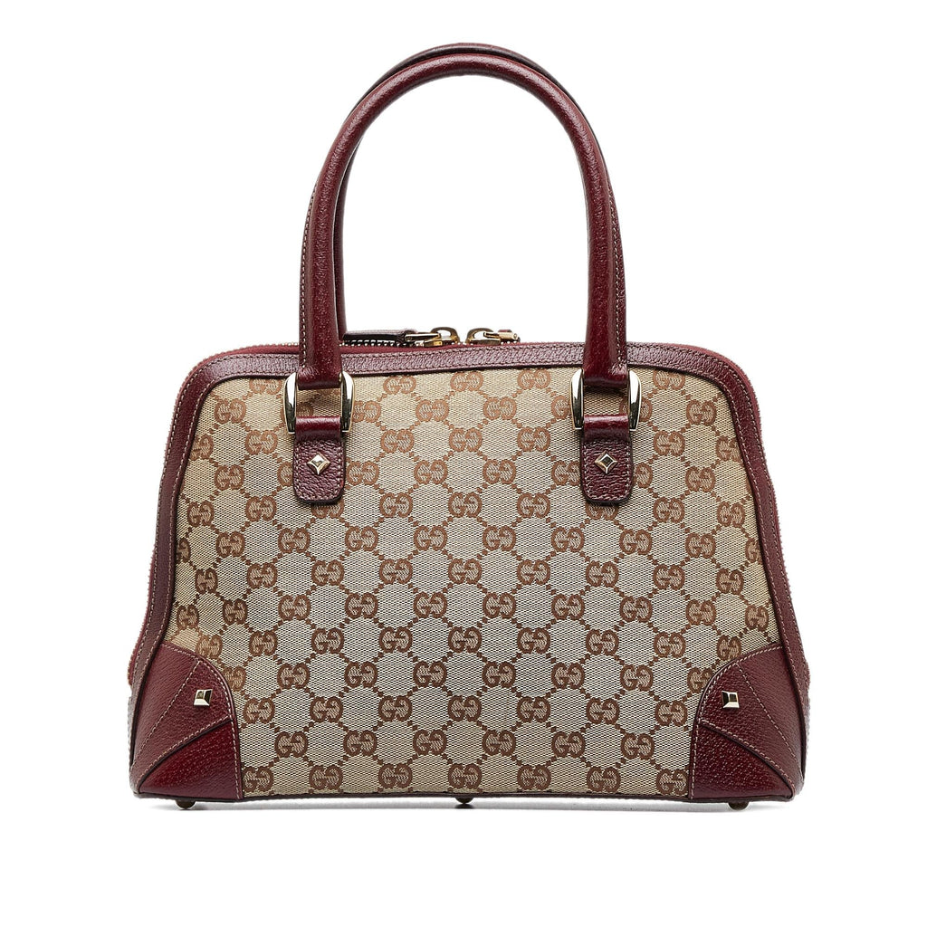 Gucci GG Canvas Nailhead Handbag (SHG-CKf7Dk)