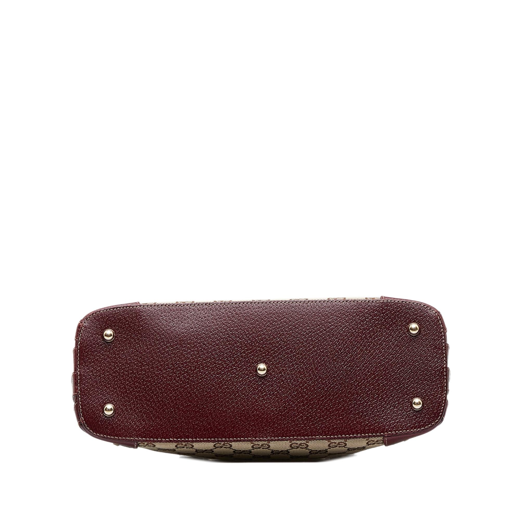 Gucci GG Canvas Nailhead Handbag (SHG-CKf7Dk)