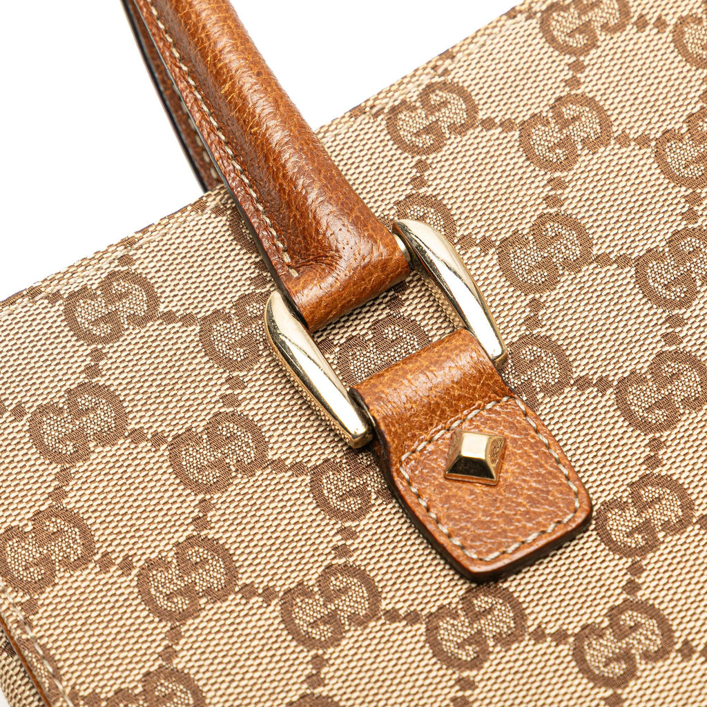 Gucci GG Canvas Nailhead Handbag