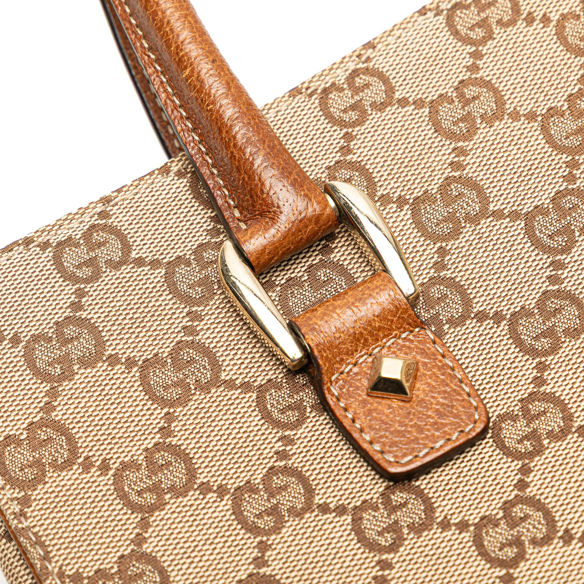 Gucci GG Canvas Nailhead Handbag