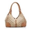 Gucci GG Canvas Nailhead Jackie Bardot (SHG-LGilwa)
