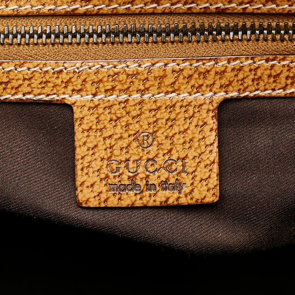 Gucci GG Canvas Nailhead Jackie Bardot (SHG-Lt4rqL)