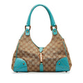 Gucci GG Canvas Nailhead Jackie Bardot (SHG-KfMLGA)