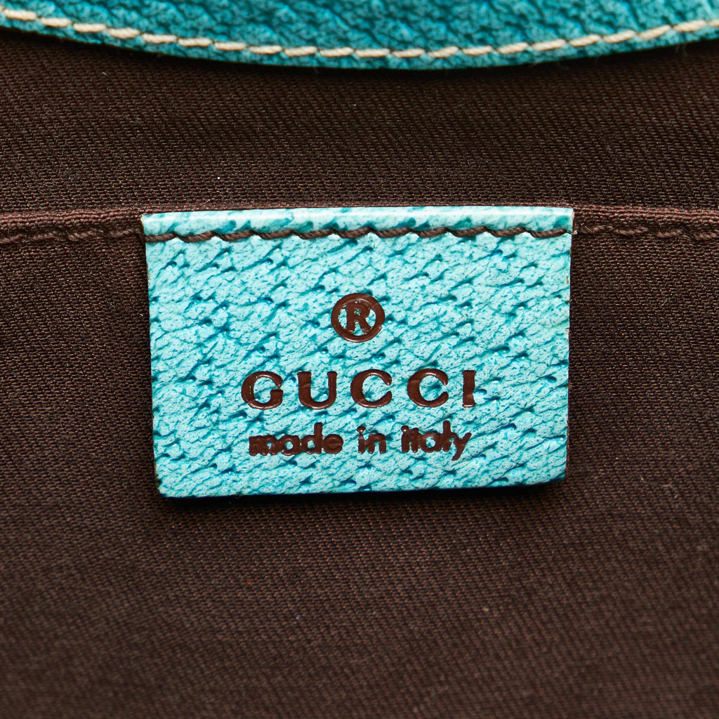 Gucci Gucci Canvas Nailhead Jackie Shoulder Bag (SHG-32595)
