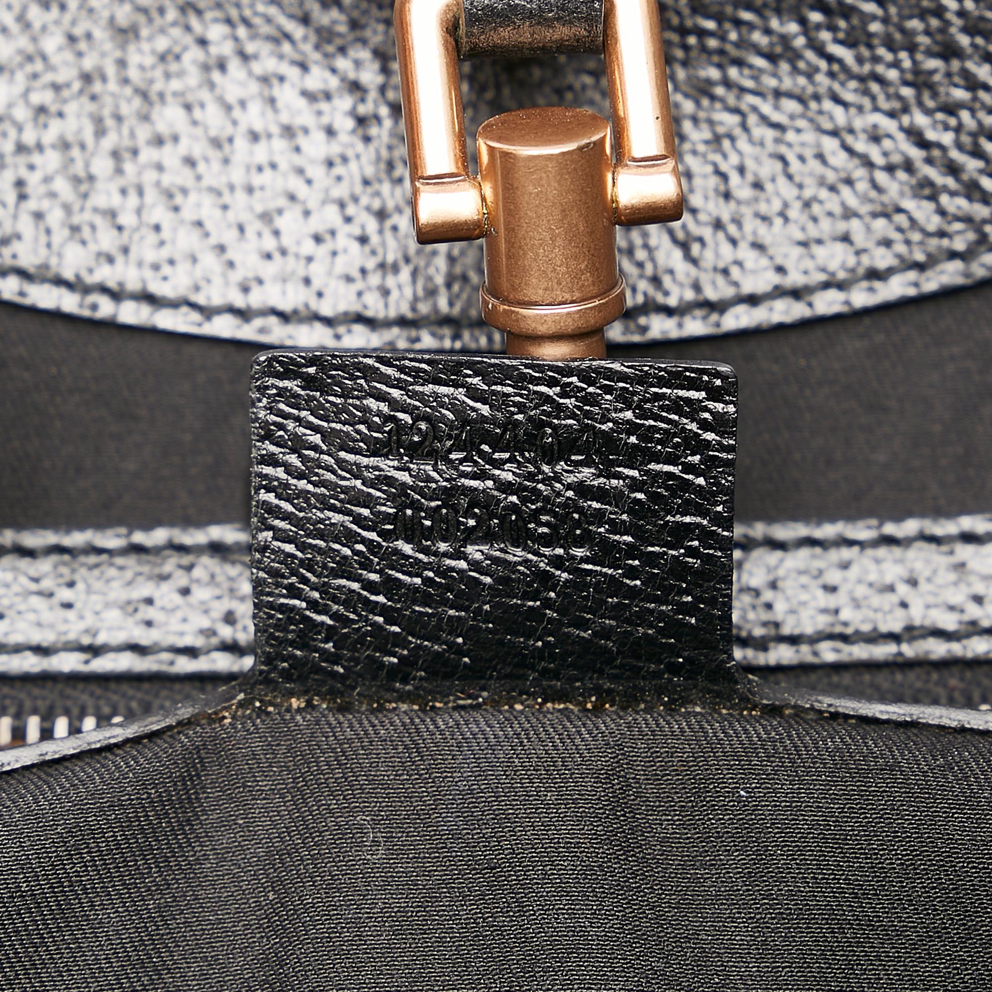 Gucci Gucci Canvas Nailhead Jackie Shoulder Bag (SHG-32968)