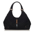 Gucci Gucci Canvas Nailhead Jackie Shoulder Bag (SHG-32968)