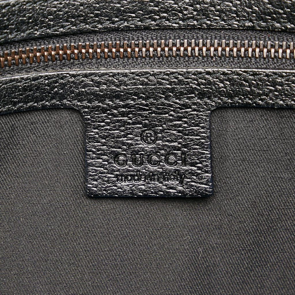 Gucci Gucci Canvas Nailhead Jackie Shoulder Bag (SHG-32968)