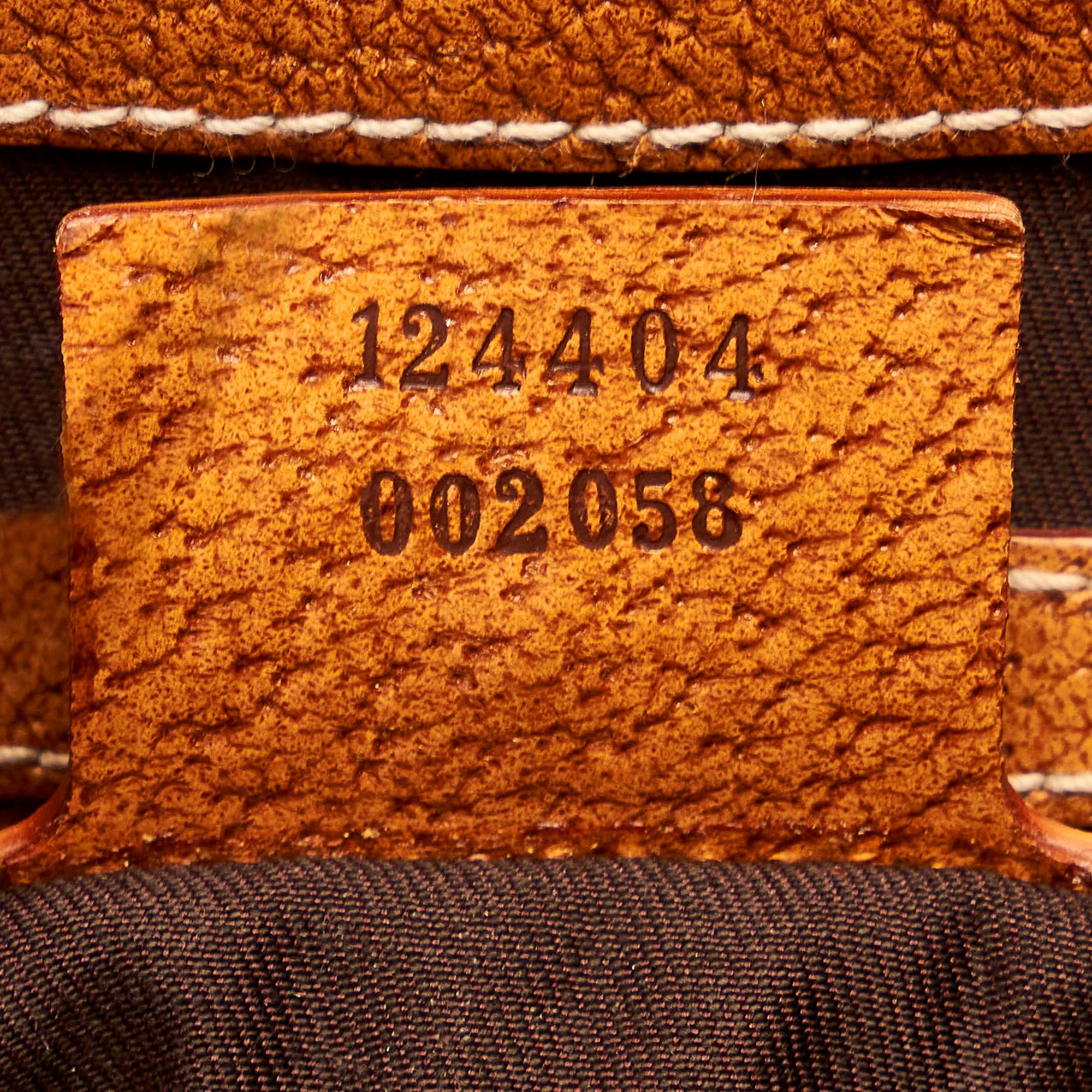 Gucci Gucci Canvas Nailhead Jackie Shoulder Bag (SHG-33236)
