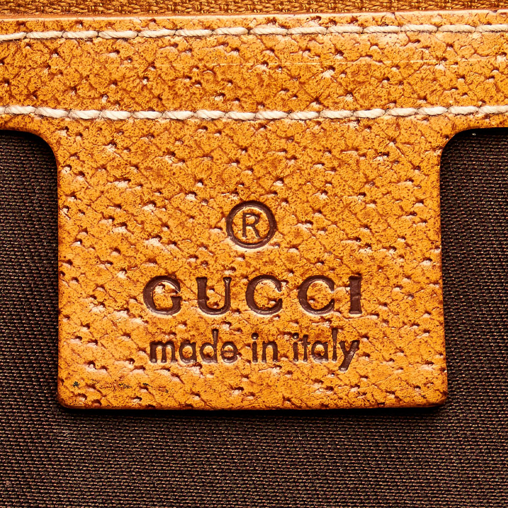 Gucci Gucci Canvas Nailhead Jackie Shoulder Bag (SHG-33236)