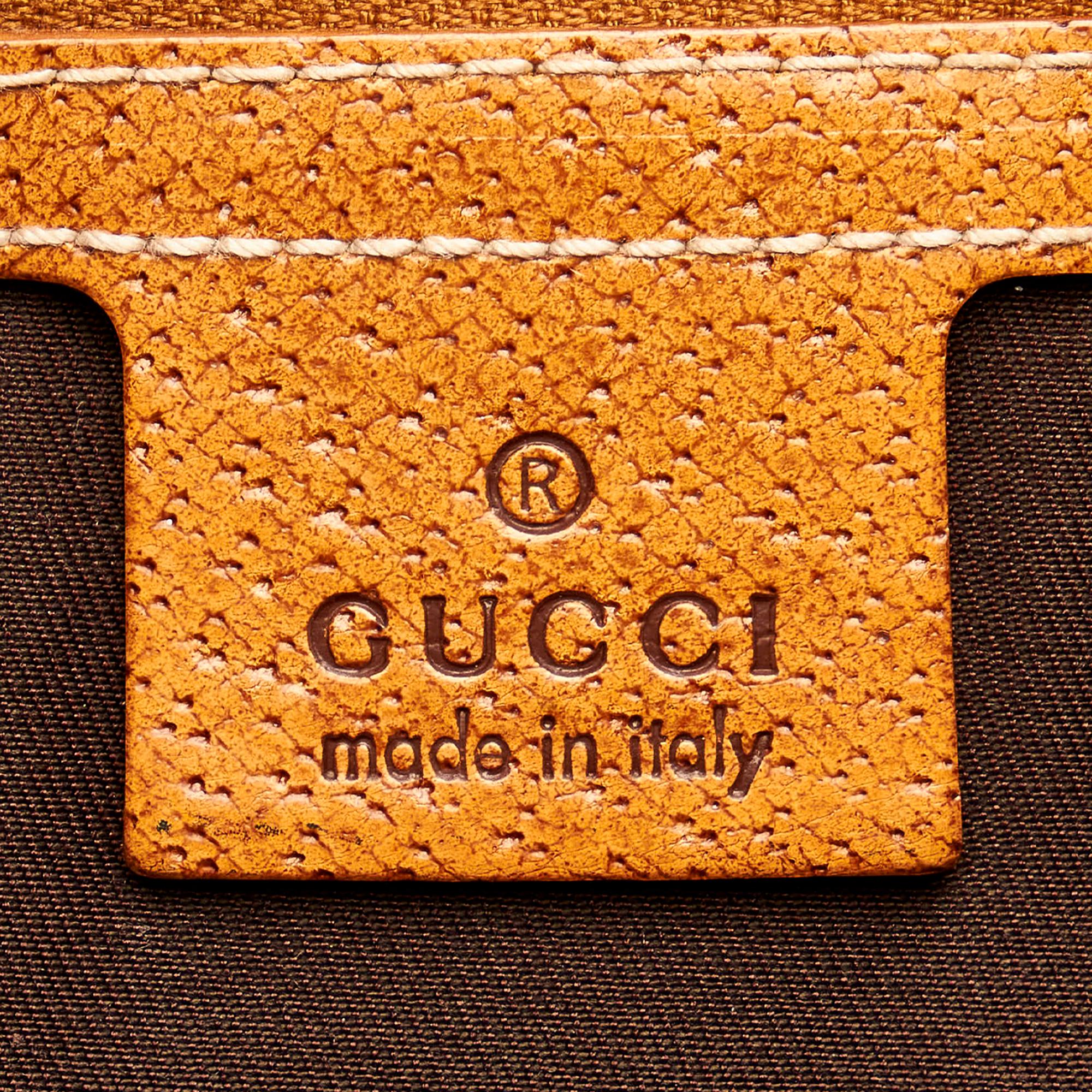 Gucci Gucci Canvas Nailhead Jackie Shoulder Bag (SHG-33236)