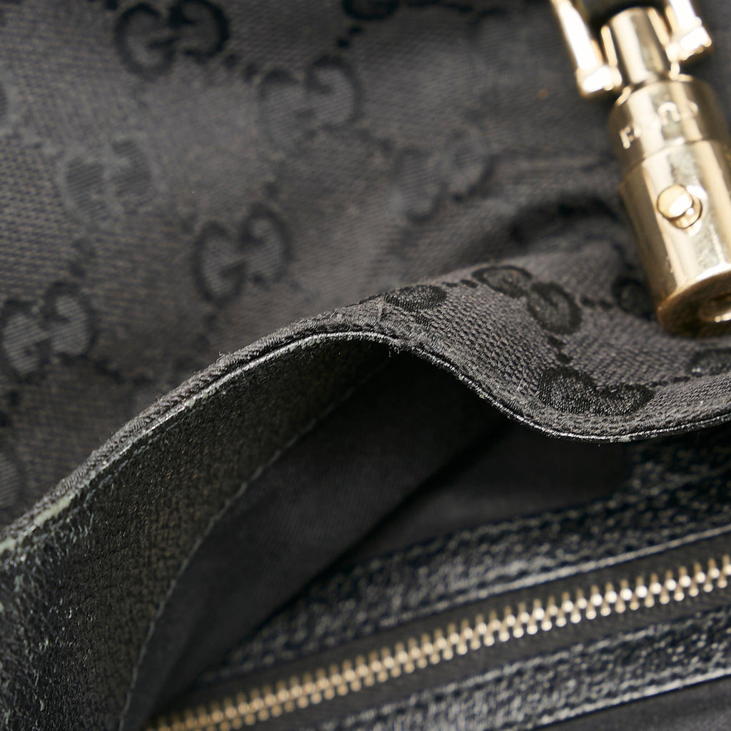 Gucci GG Canvas Nailhead Jackie (SHG-d5UoED)