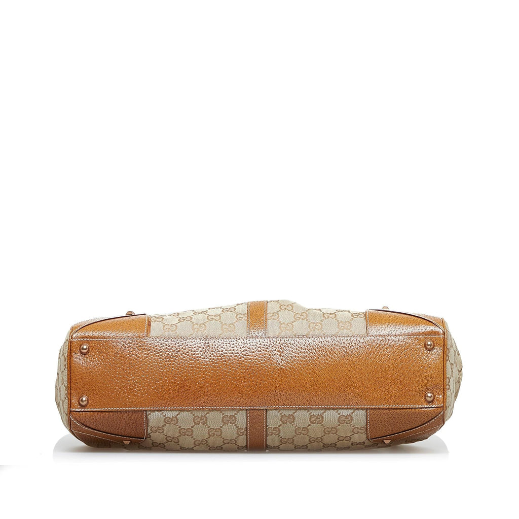 Gucci GG Canvas Nailhead Jackie (SHG-fVp81V)