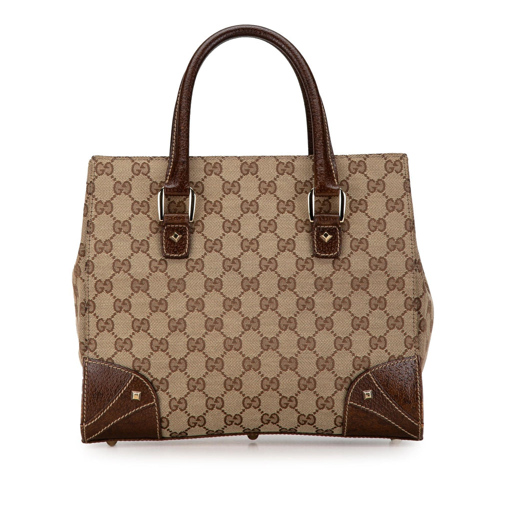 Gucci GG Canvas Nailhead Tote (SHG-jnzkMA)