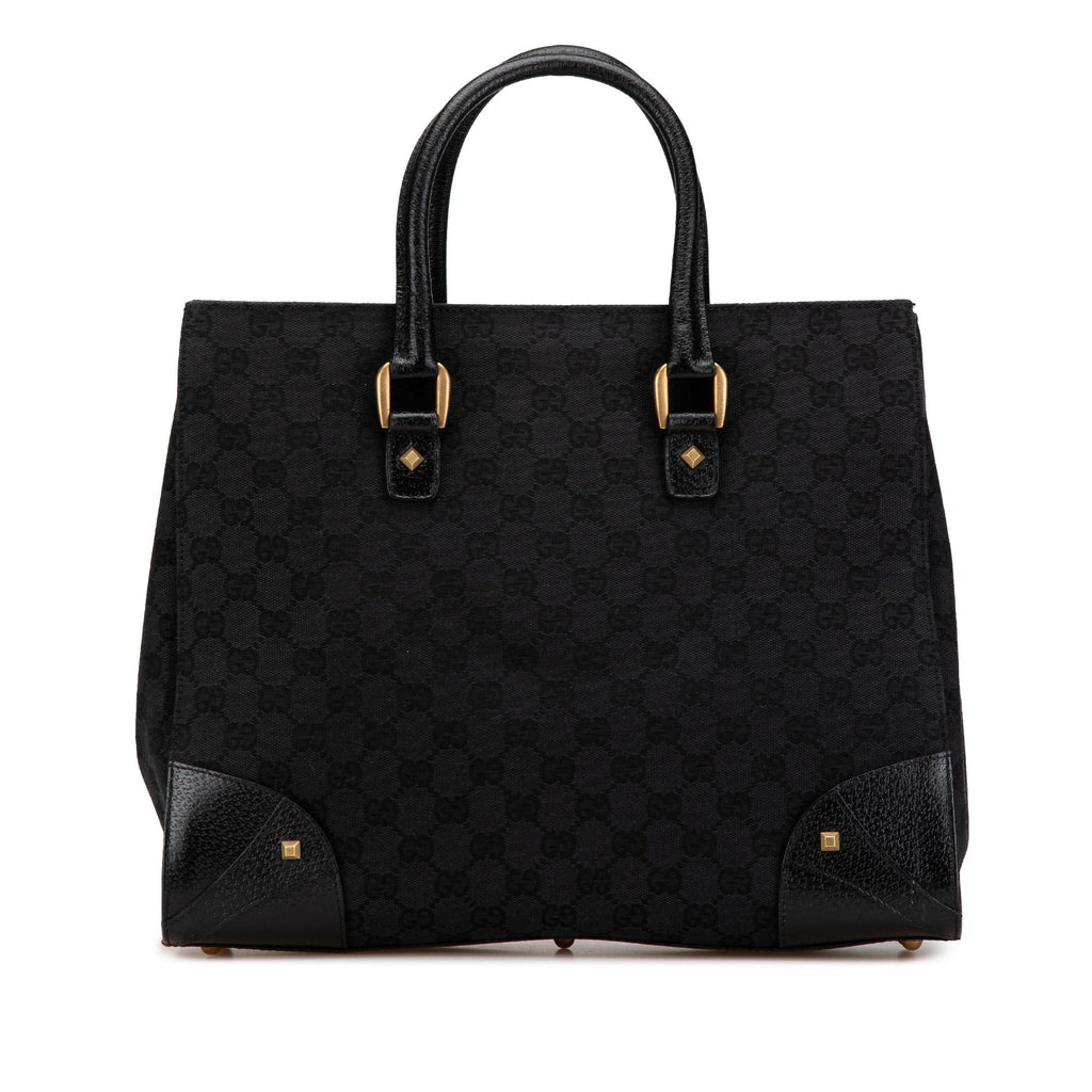 Gucci GG Canvas Nailhead Tote (SHG-AtfFVp)