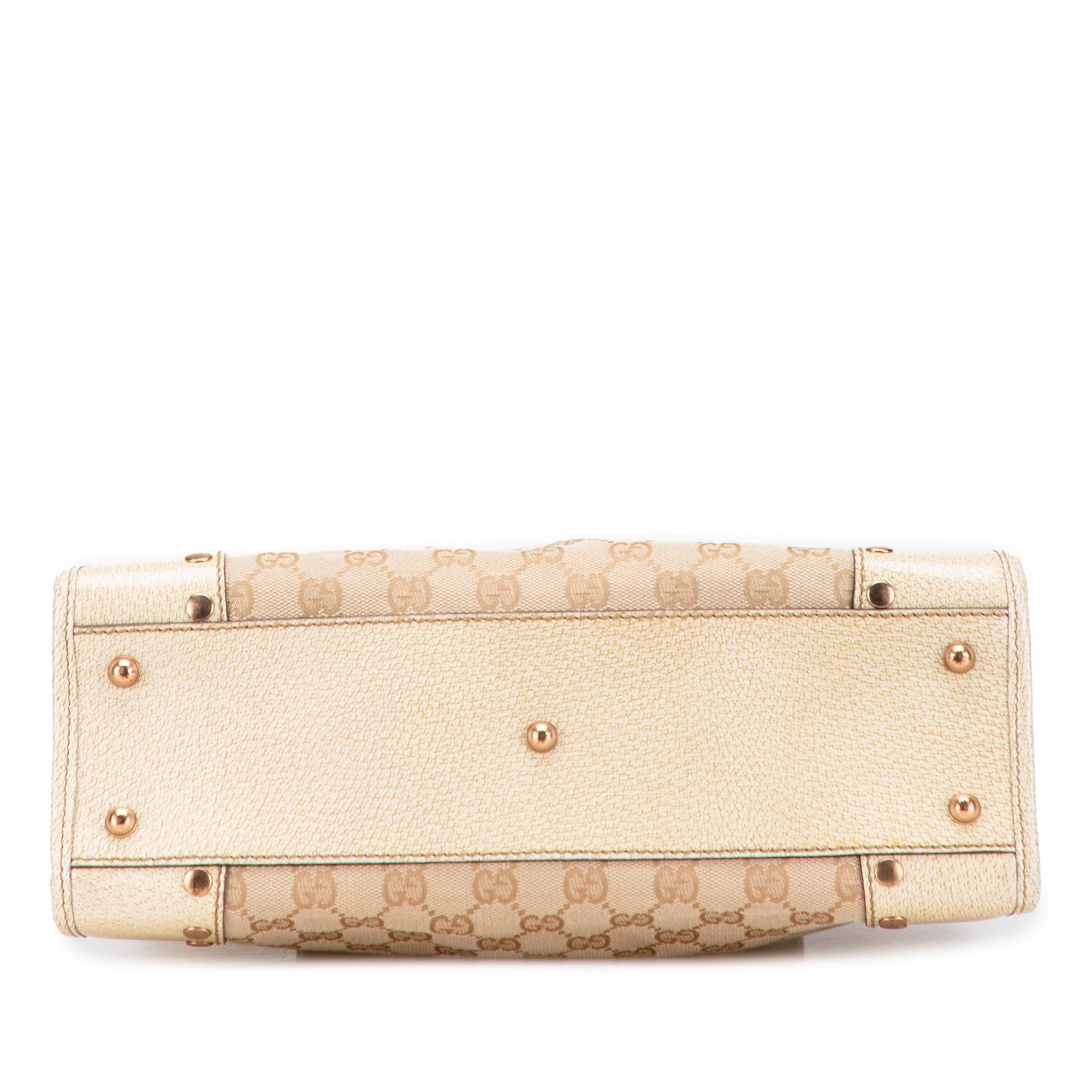 Gucci GG Canvas Nailhead Tote