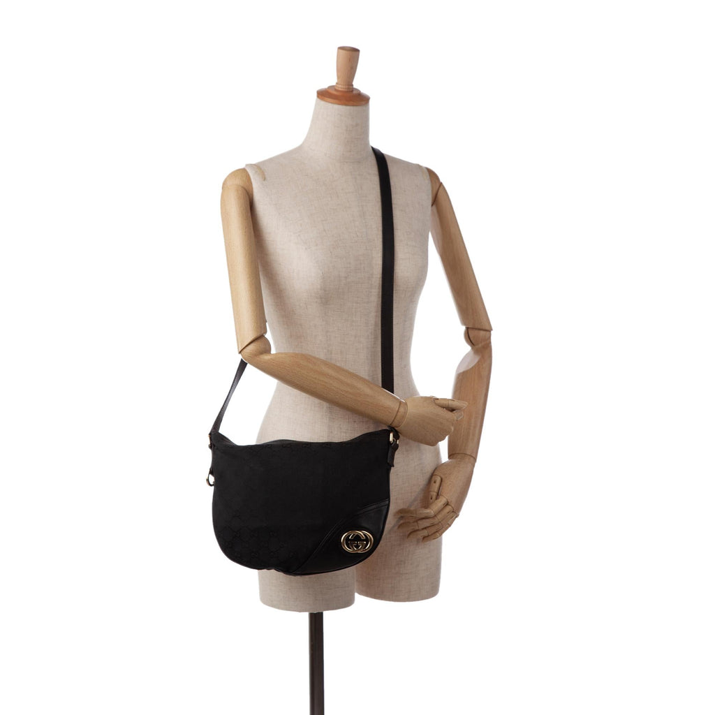 Gucci GG Canvas New Britt Crossbody (SHG-TogFnu)