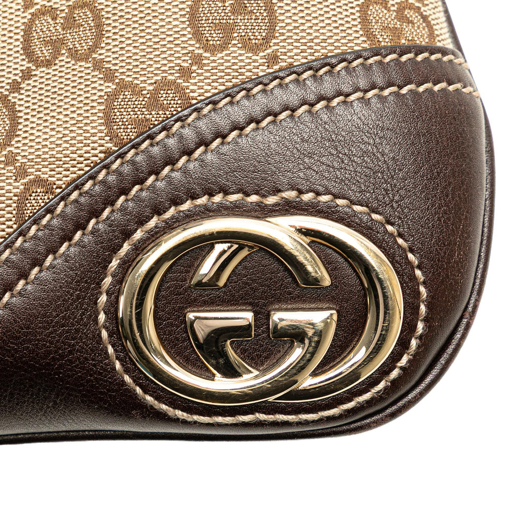 Gucci GG Canvas New Britt Hobo
