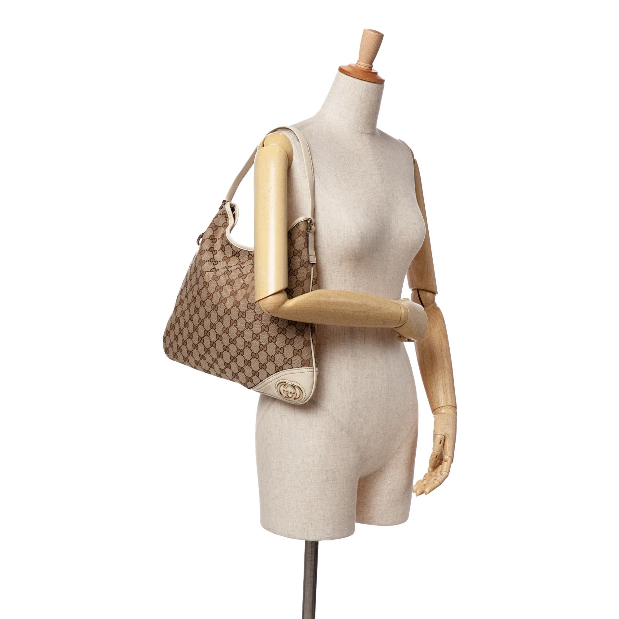 Gucci GG Canvas New Britt Hobo