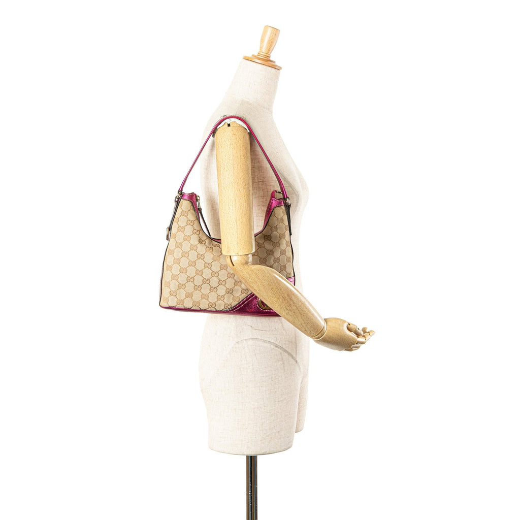 Gucci GG Canvas New Britt Shoulder Bag