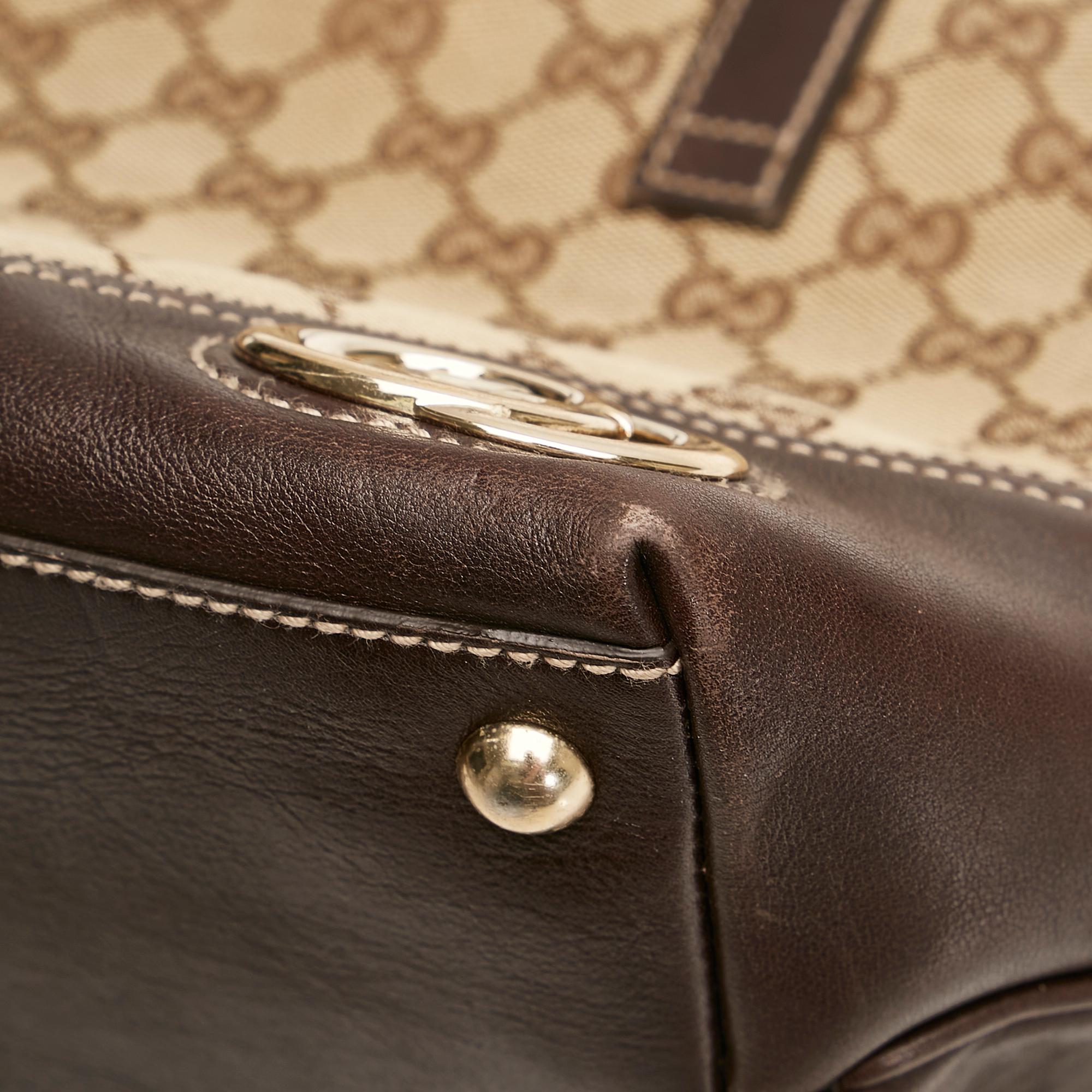 Gucci GG Canvas New Britt Tote (SHG-35626)