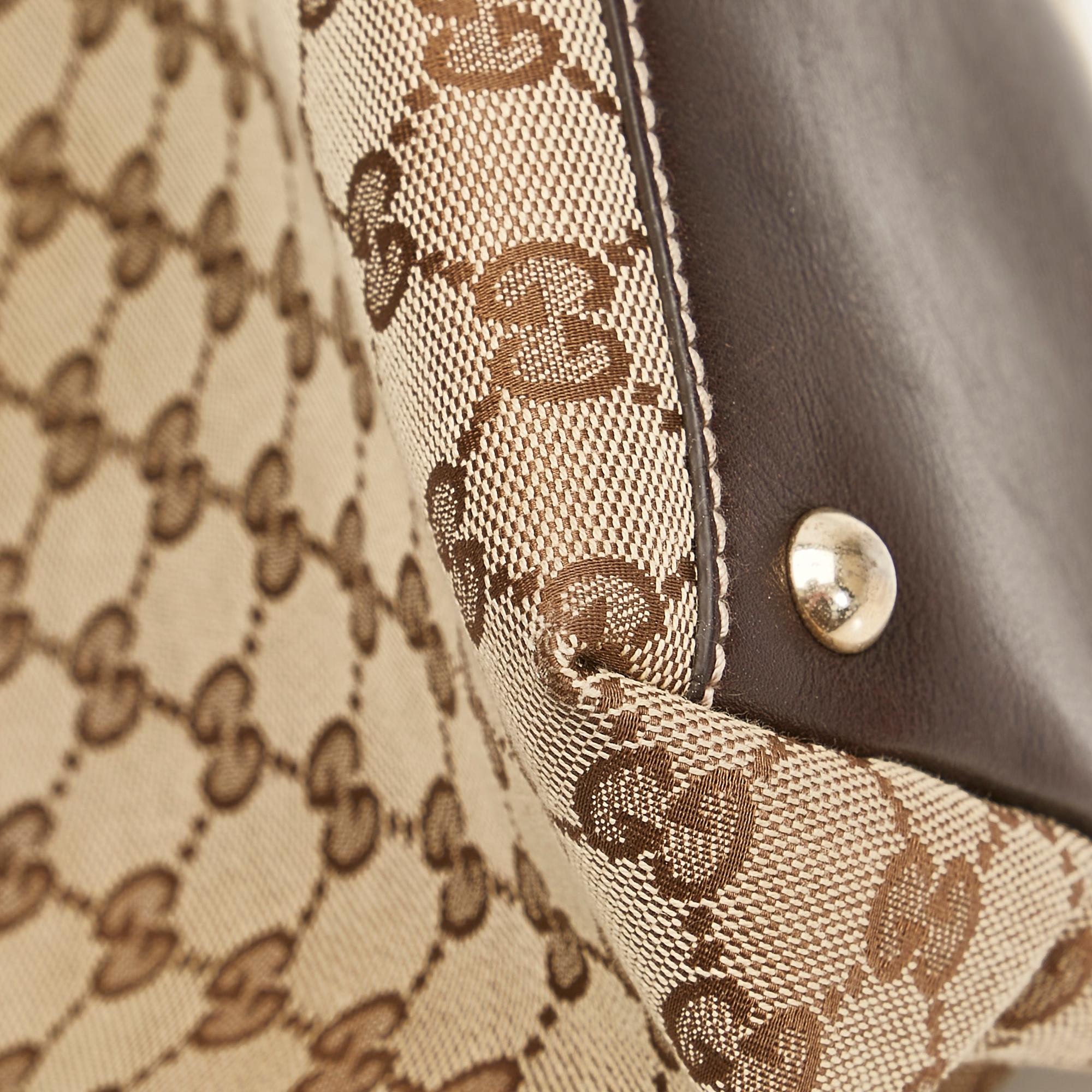 Gucci GG Canvas New Britt Tote (SHG-35626)