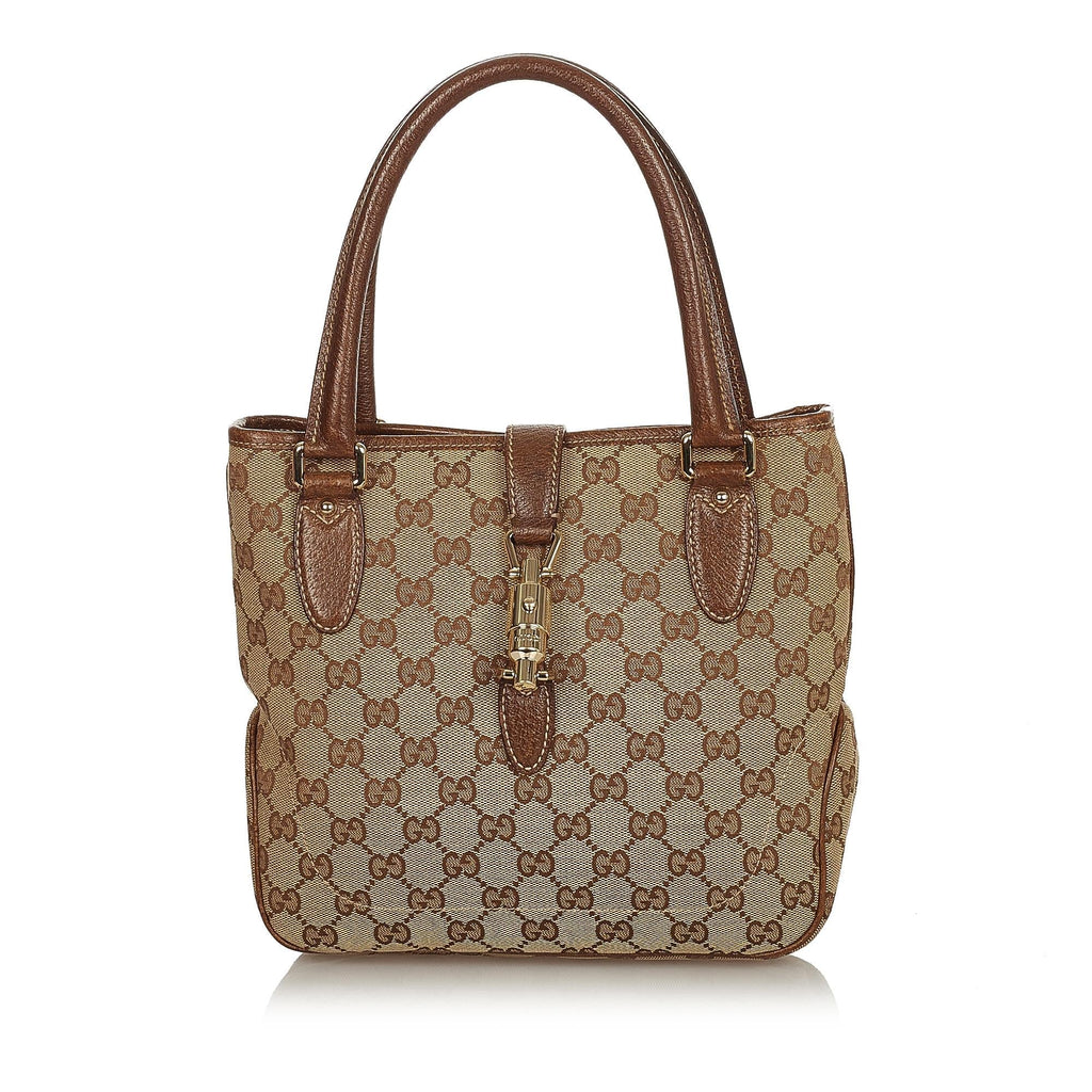Gucci Gucci Canvas New Jackie Handbag (SHG-26352)