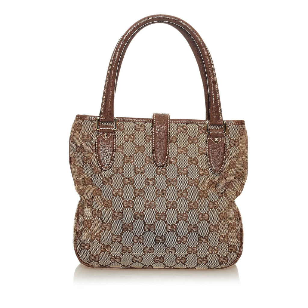 Gucci Gucci Canvas New Jackie Handbag (SHG-27359)