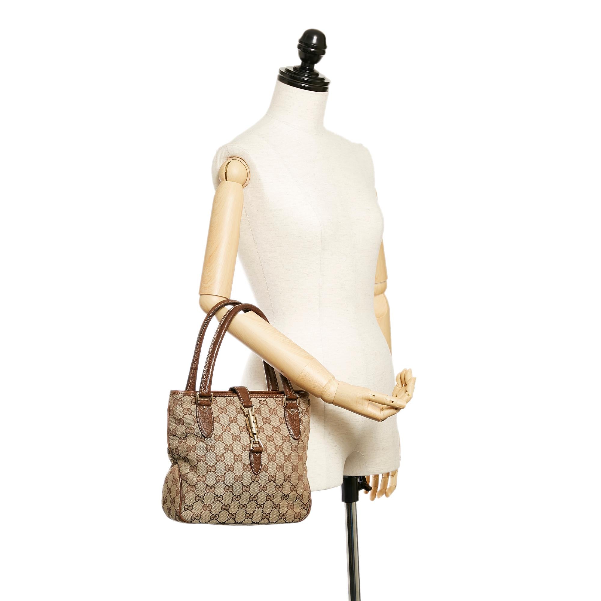 Gucci Gucci Canvas New Jackie Handbag (SHG-27359)