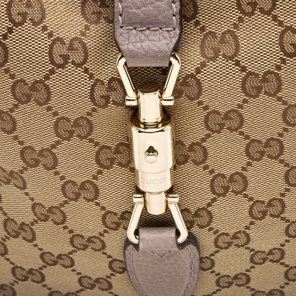 Gucci GG Canvas New Jackie Medium Shoulder Bag