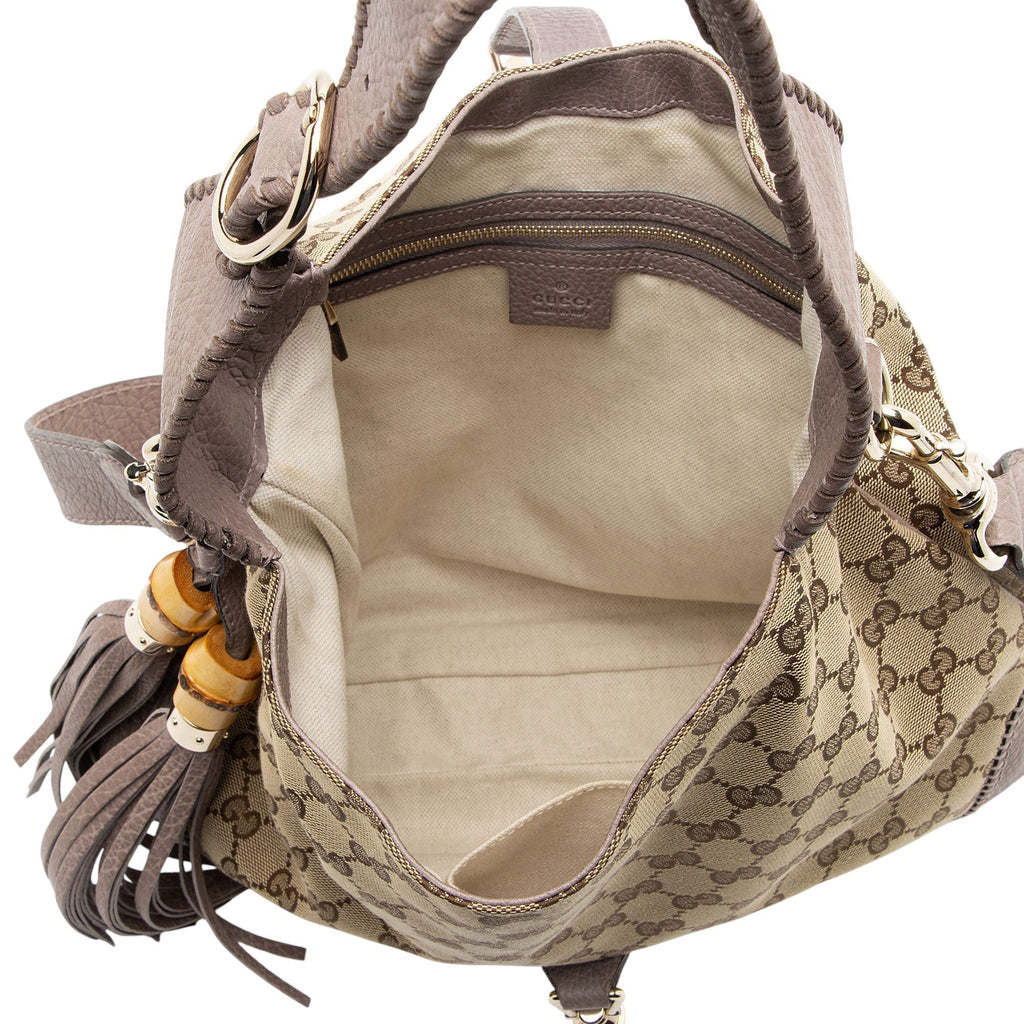 Gucci GG Canvas New Jackie Medium Shoulder Bag