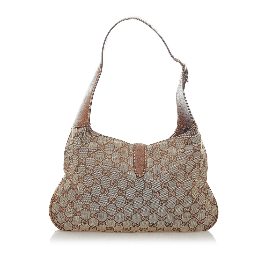 Gucci Gucci Canvas New Jackie Shoulder Bag (SHG-33247)