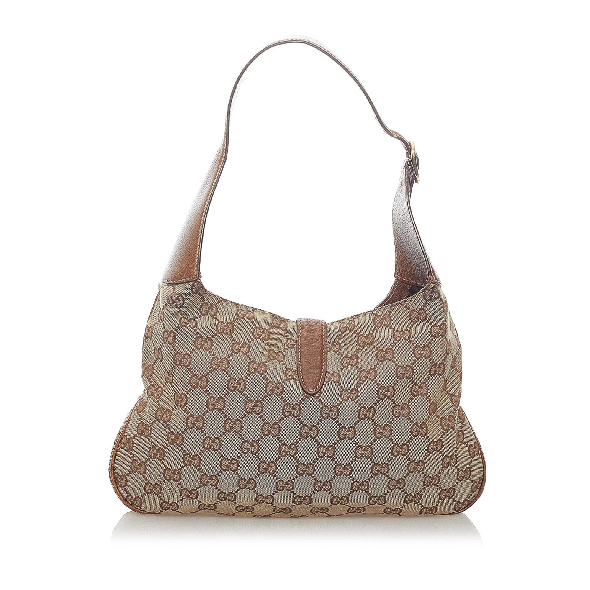 Gucci Gucci Canvas New Jackie Shoulder Bag (SHG-33247)