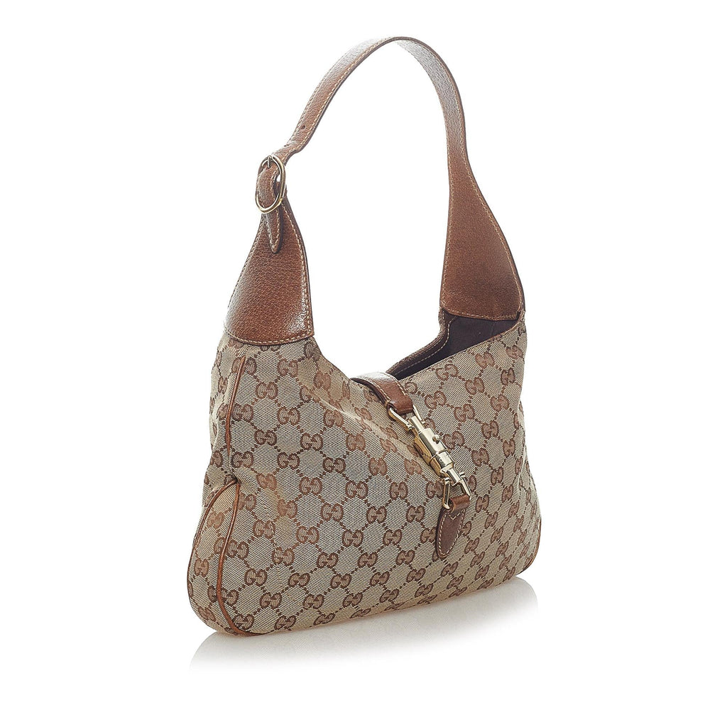 Gucci Gucci Canvas New Jackie Shoulder Bag (SHG-33247)