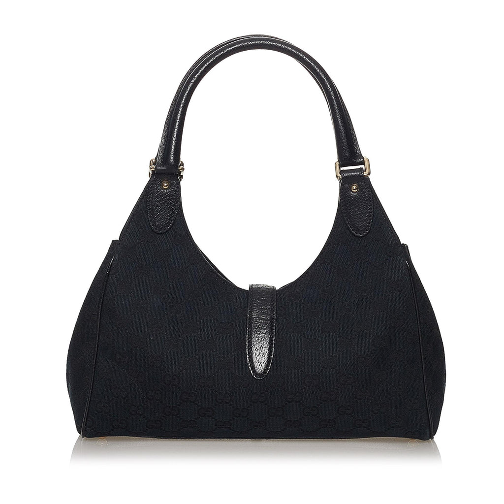 Gucci Gucci Canvas New Jackie Shoulder Bag (SHG-33462)