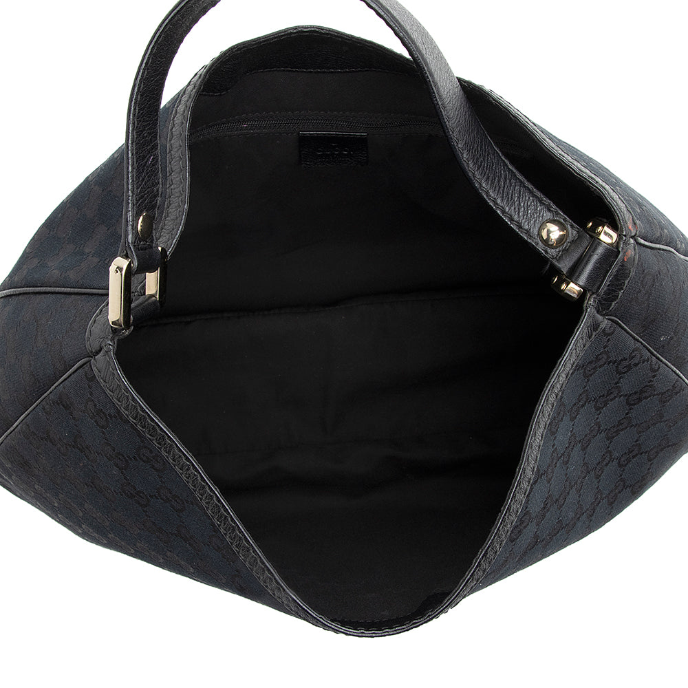 Gucci Gucci Canvas New Ladies Web Large Hobo (SHF-21483)