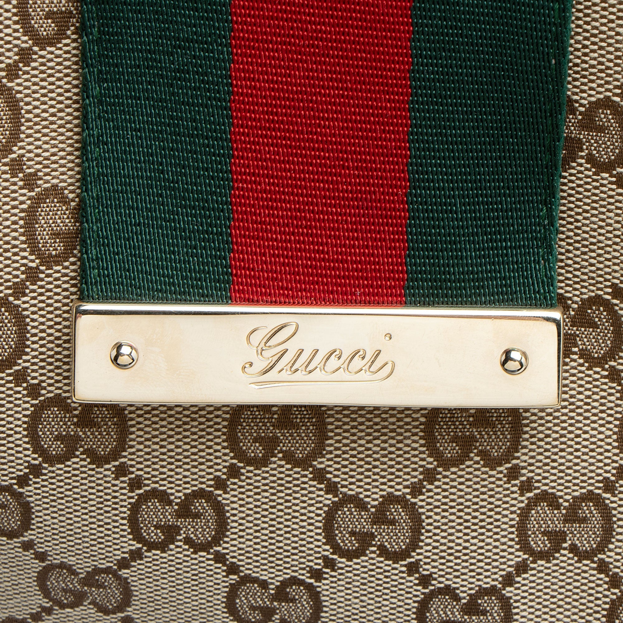 Gucci GG Canvas New Ladies Web Large Hobo (SHF-KEb6Ji)