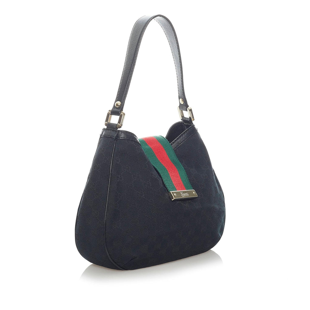 Gucci Gucci Canvas New Ladies Web Shoulder Bag (SHG-33580)